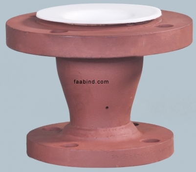 PTFE Lined Reducers: Material : A 234 WPB. Concentric Eccentric